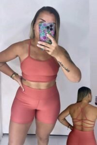 Conjunto sem bojo cruzado