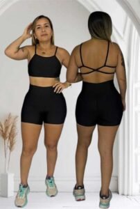 Conjuntos short com bojo regular