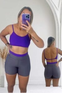 Conjunto sem bojo detalhe tati