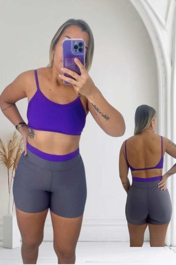 Conjunto sem bojo detalhe tati