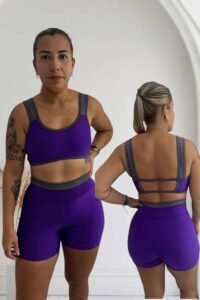 Conjunto sem bojo detalhe hf