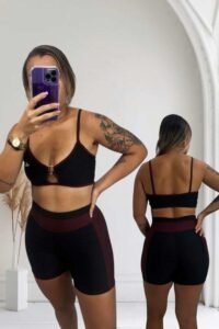 Conjunto short sem bojo Cross