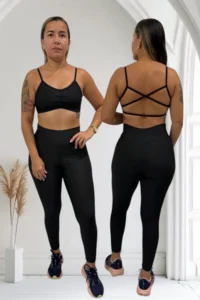 Conjunto suplex calça bojo Erika